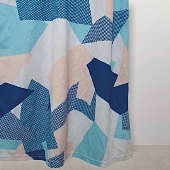 Women’s Forever 21 Micro Mini Slip Dress V-Neck Straps Geo Abstract Design XS - Picture 3 of 5